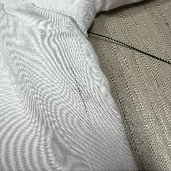 Vintage 2000’s Gloria Vanderbilt White Casual Button Down Shirt Sz L - Picture 7 of 11